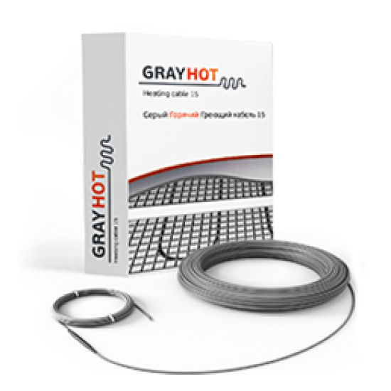 Нагрівальний кабель Gray Hot, 29м