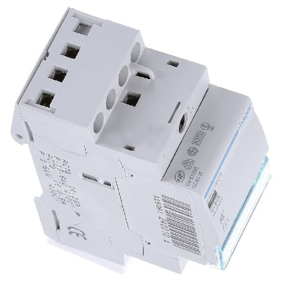 Модульний контактор ESC325S (25A, 3НО, 230В) Hager