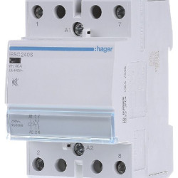 Модульний контактор ESC240S (40A, 2НО, 230В) Hager