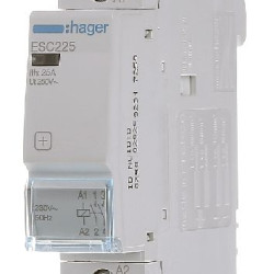 Модульний контактор ERC225 (25A, 2НО, 230В) Hager