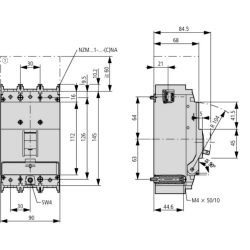 Автомат для захисту двигуна Eaton Moeller NZMN1-M100