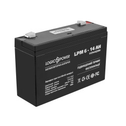 Акумулятор LogicPower AGM LPM 6-14 AH 6В