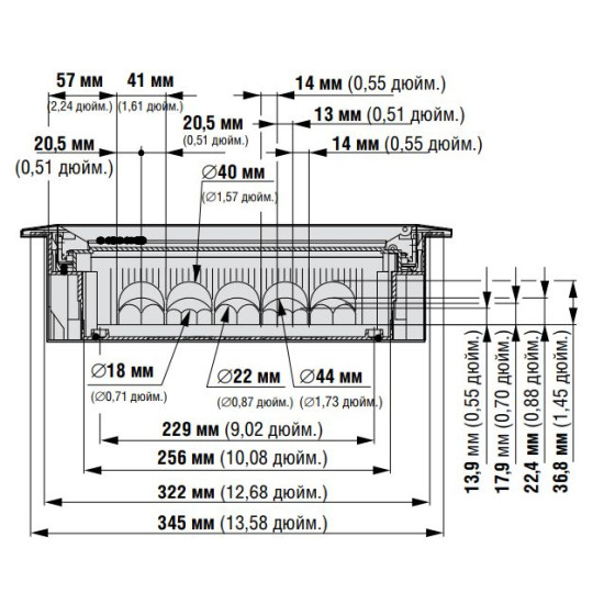 Щит Eaton Moeller KLV-24UPS-F