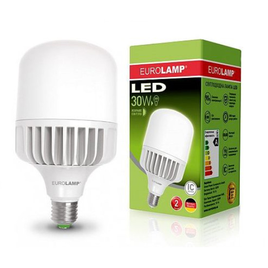 LED лампочка High power 30Вт Eurolamp 6500К, Е27