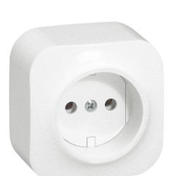 Розетка 2К Legrand Forix біла