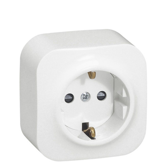 Розетка 2К+З Legrand Forix біла