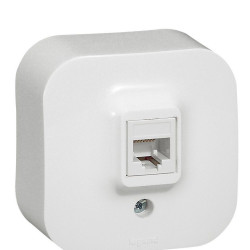 Розетка RJ45 кат 5е UTP Legrand Forix біла