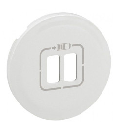 Панель розетки 1хUSB Legrand Celiane біла