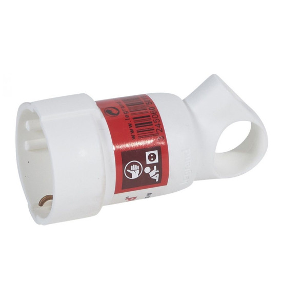 Штепсельне гніздо Legrand 2К+З