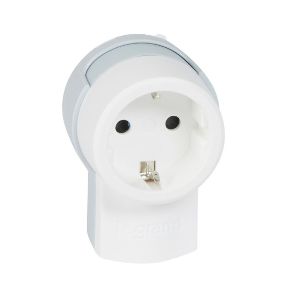 Штепсельне гніздо Legrand 2К+З
