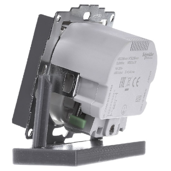 USB розетка Schuko Schneider Electric Merten System M MTN2366-0414 2 USB (антрацит)