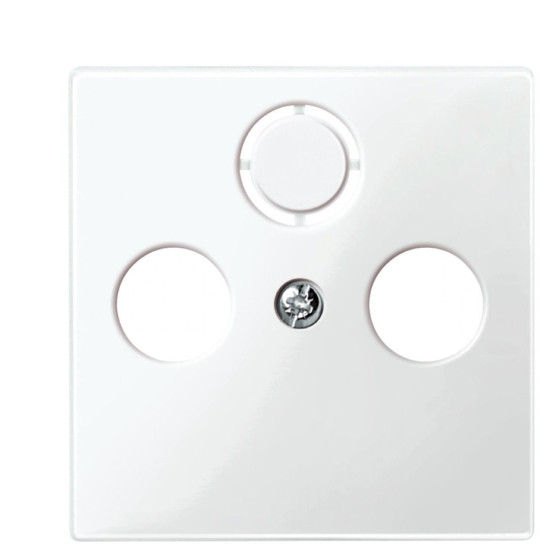 Центральна панель TV розетки антена біла Merten, MTN296725