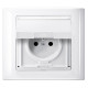 Одномісна рамка Schneider Electric Aquadesign MTN400119 полярно-білий