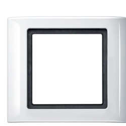 Одномісна рамка Schneider Electric Aquadesign MTN400119 полярно-білий