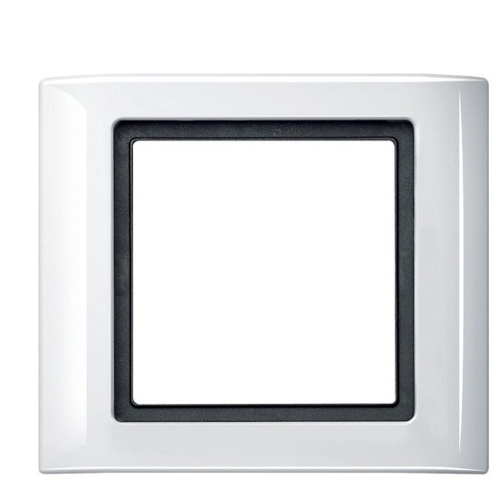 Одномісна рамка Schneider Electric Aquadesign MTN400119 полярно-білий