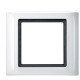 Одномісна рамка Schneider Electric Aquadesign MTN400119 полярно-білий