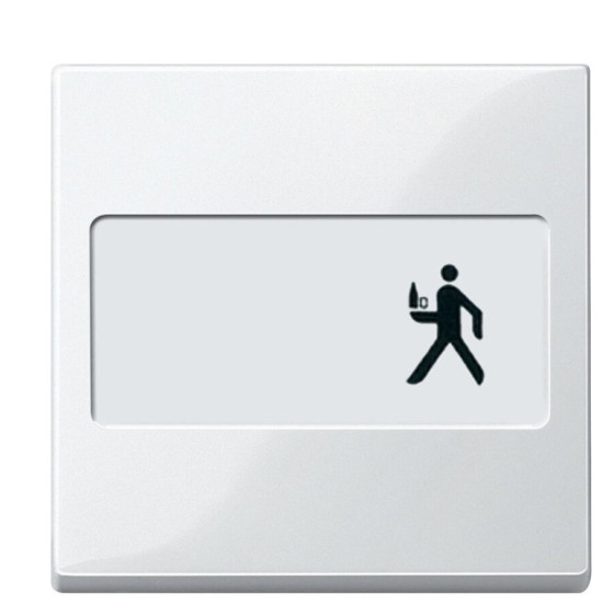 Клавіша вимикача Schneider Electric Merten M MTN432319 з полем для напису (полярно білий)