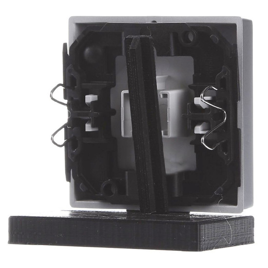 Клавіша вимикача SYSTEM M алюміній Merten, MTN433160