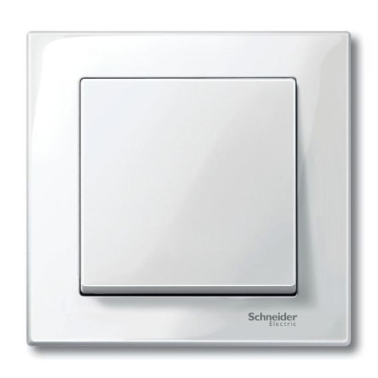 Клавіша вимикача SYSTEM M біла Merten, MTN432125