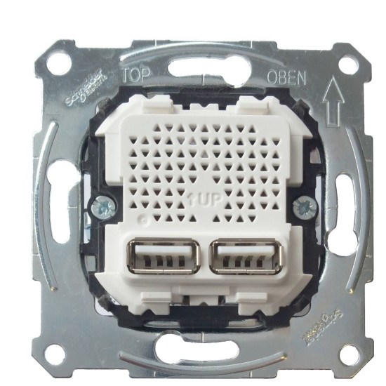 USB розетка Schneider Electric Merten System M MTN4366-0100