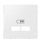 USB-накладка розетки Schneider Electric Merten System M MTN4367-0319 (полярно білий)
