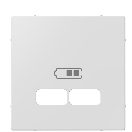Накладка розетки USB Schneider Electric Merten System M MTN4367-0325 (активно білий)