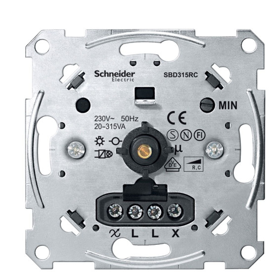 Механізм поворотного світлорегулятора Schneider Electric Merten Artec/Antik MTN5136-0000 315Вт
