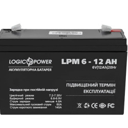 Акумулятор AGM LPM 6-12 AH
