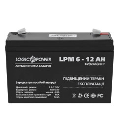 Акумулятор AGM LPM 6-12 AH