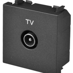 TV розетка ABB Zenit N2250.7 AN 2М (антрацит)