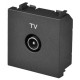 TV розетка ABB Zenit N2250.7 AN 2М (антрацит)