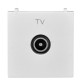 TV розетка ABB Zenit N2250.7 BL 2М (біла)