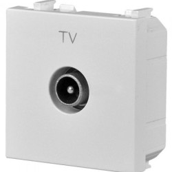 TV розетка ABB Zenit N2250.7 BL 2М (біла)