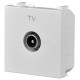 TV розетка ABB Zenit N2250.7 BL 2М (біла)