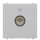 TV розетка ABB Zenit N2250.7 PL 2М (срібло)
