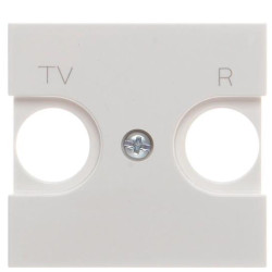TV+R накладка ABB Zenit N2250.8 BL 2М (біла)