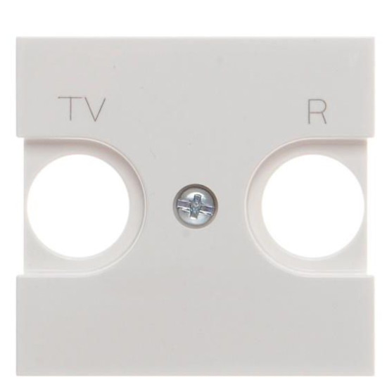 TV+R накладка ABB Zenit N2250.8 BL 2М (біла)