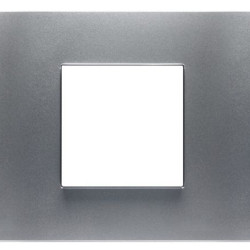 Тримісна рамка ABB Zenit N2273 PL (срібло)