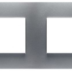 Чотиримісна рамка ABB Zenit N2274 PL (срібло)