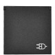 Механізм розетки ABB Zenit N2288.1 AN 2М із заземленням та кришкою (антрацит)