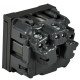 Механізм розетки ABB Zenit N2288.1 AN 2М із заземленням та кришкою (антрацит)