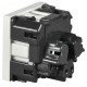 Механізм розетки ABB Zenit N2288 BL 2М із заземленням та захисними шторками (білий)