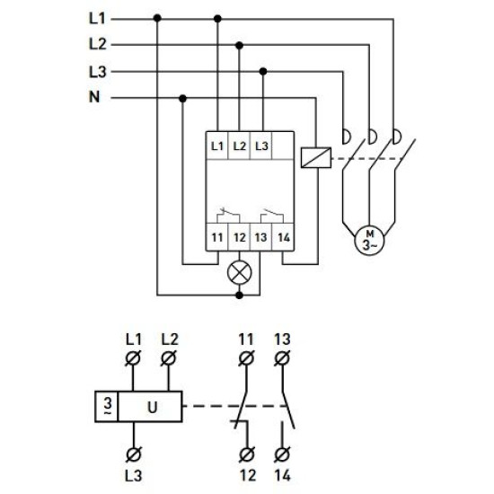 Реле контролю фаз E.Next e.control.v06
