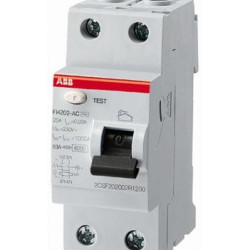 ПЗВ ABB FH202 AC-25/0,03, 25 А, 30 мА, AC