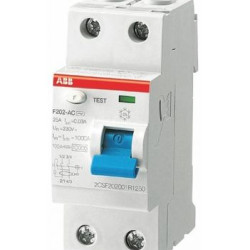 ПЗВ ABB F202 AC-16/0,01, 16 А, 10 мА, AC