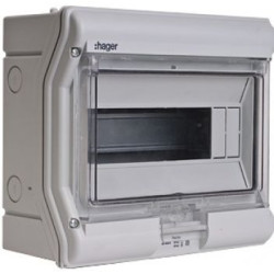 Щит накладний Vector VE110D на 10 модулів Hager