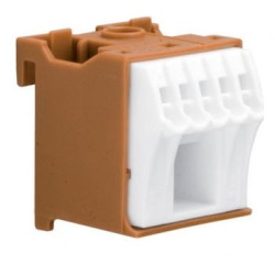 Блок фазних клем Hager KN06P 1x16мм2+5x4мм2