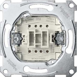 Механізм 1-полюс вимикача 10А Merten, MTN3111-0000