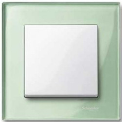 Рамка одинарна M-ELEGANCE glass зелена Merten, MTN404104