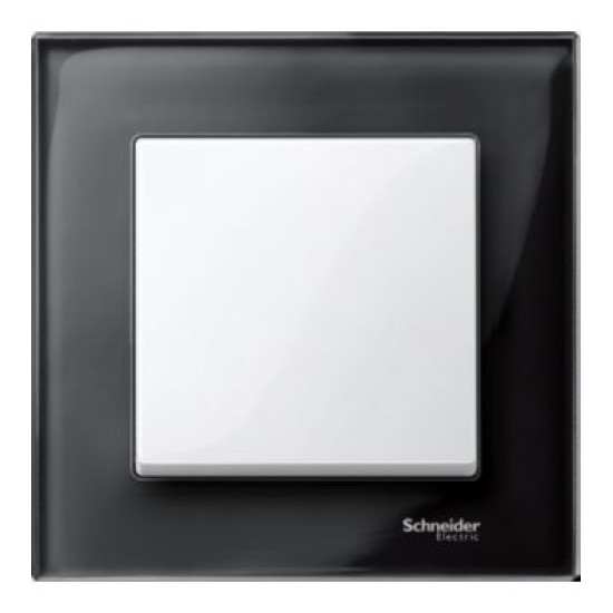 Рамка одинарна M-ELEGANCE glass онікс Merten, MTN404103
